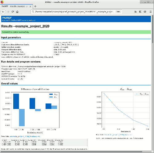 PAIREF screenshot